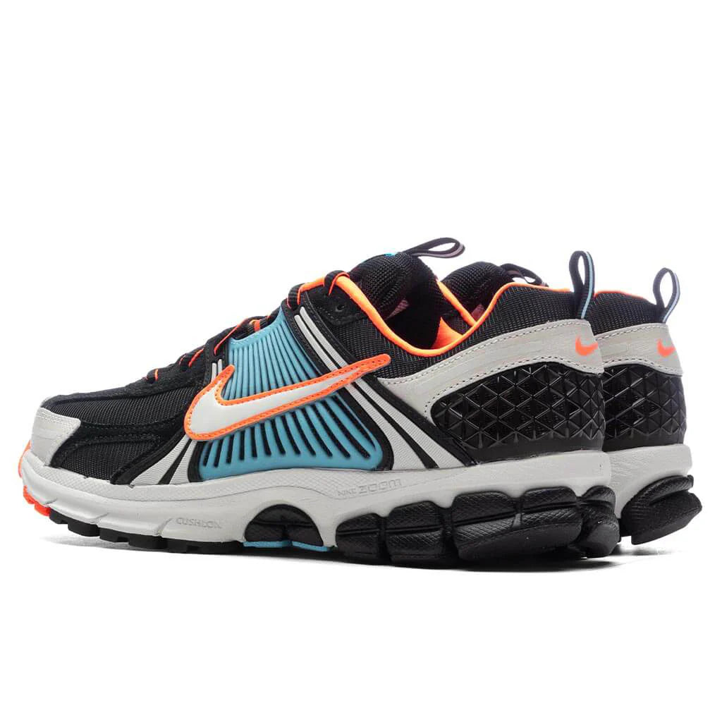 Womens Zoom Vomero 5 Premium Black Light Bone Blue Gaze Total Orange