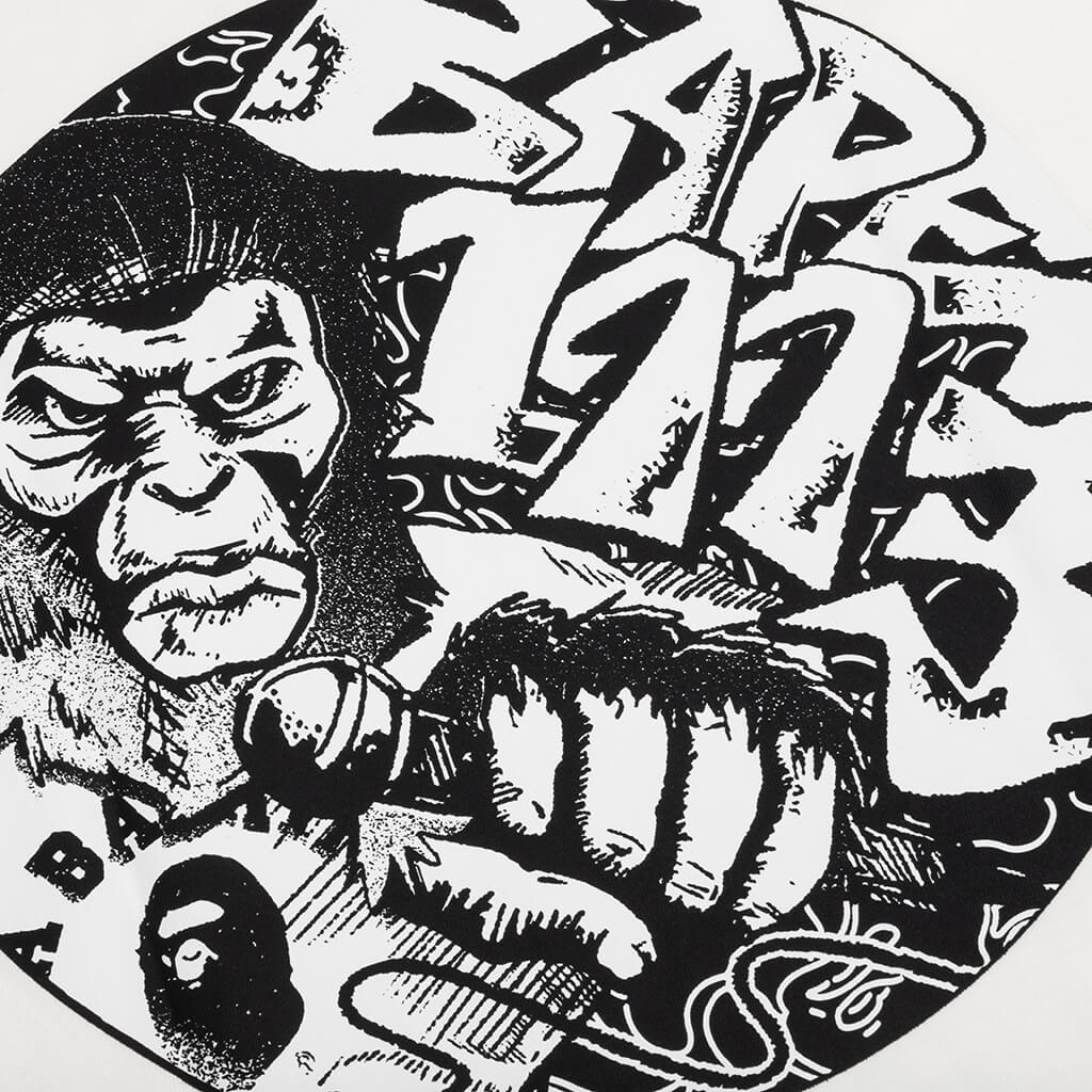 Bape Comics Graphic Tee Ivory