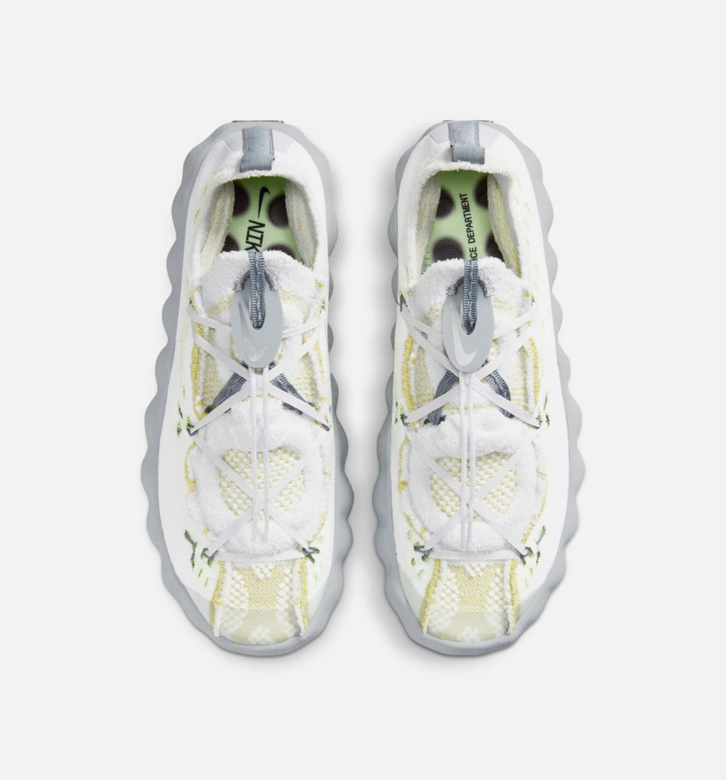 Mind 002 Flyknit Pure Platinum Mens Lifestyle Shoe White Dark Grey Pure Platinum Wolf Grey Barely Volt