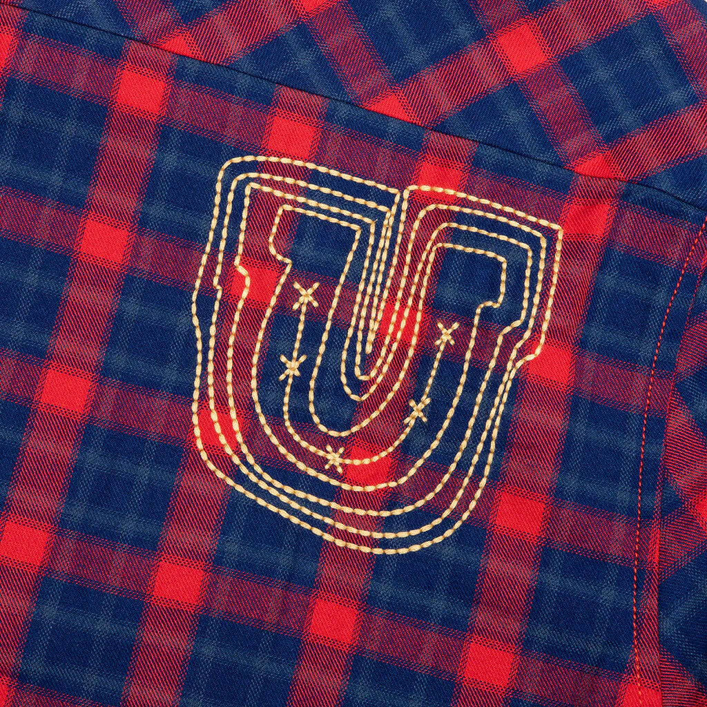 BB Dust L S Flannel Racing Red