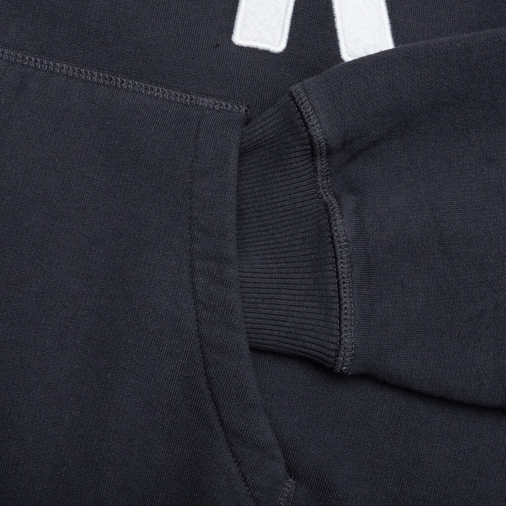 Word Salad Zip Hooded Sweatshirt Dark Navy