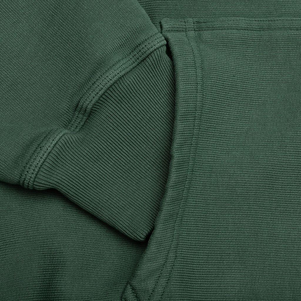 Basic Stussy Pigment Dyed Hoodie Forest