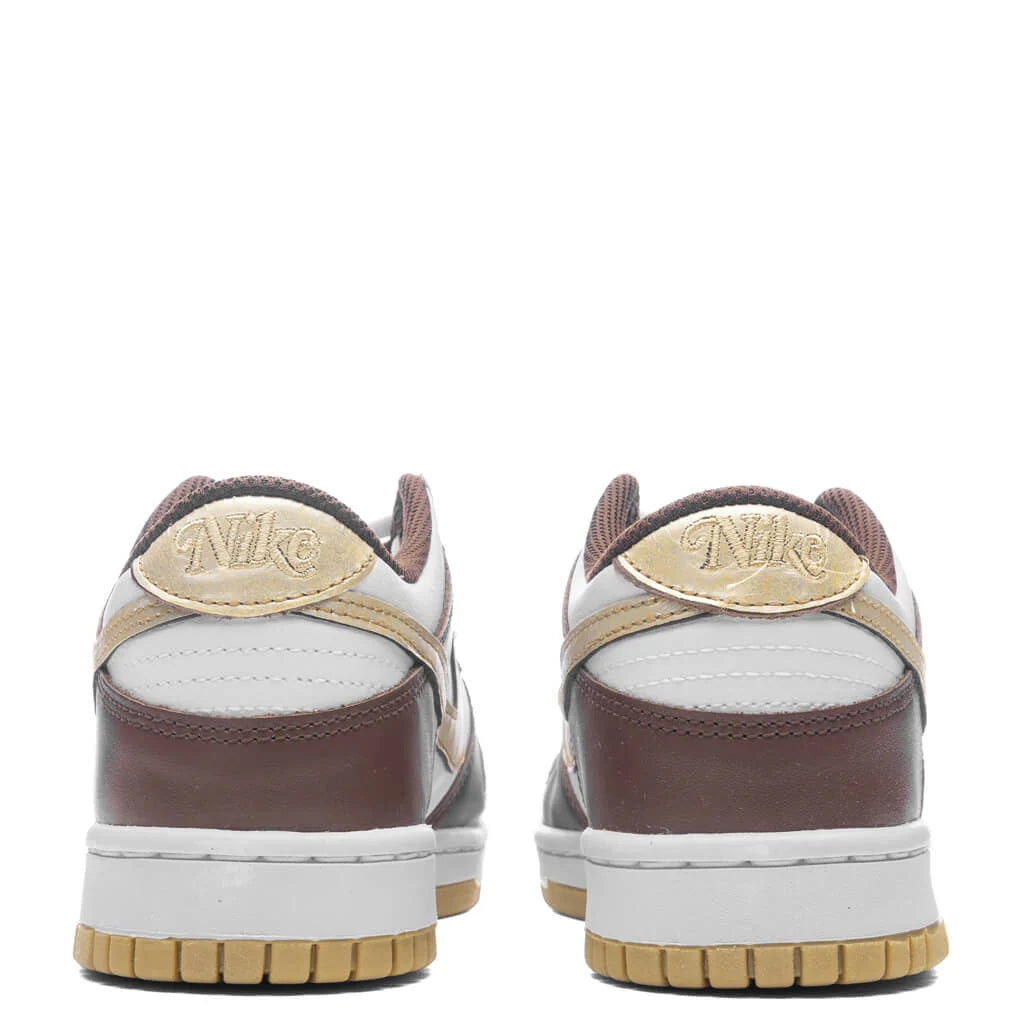 Dunk Low (GS) - White/Metallic Gold/White/Cacao Wow