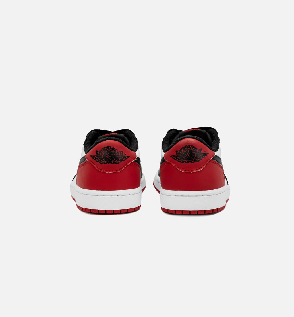 Air Jordan 1 Retro Low OG Black Toe Mens Lifestyle Shoe Black Red