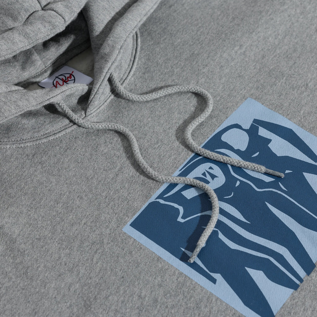 Polar Cut Outs Dave Hoodie Heather Grey