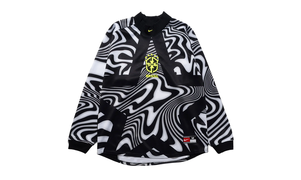 Brazil Authentic Goalkeeper Football T-Shirt "Black / Volt" IO0795 010