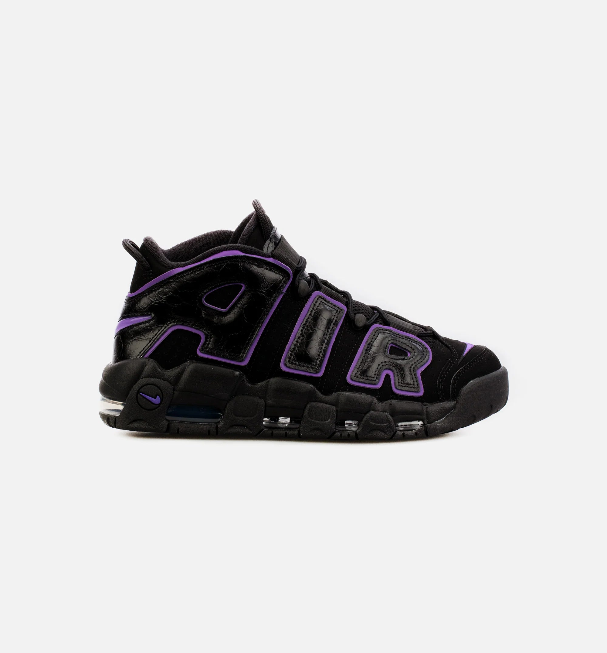 Air Uptempo Action Grape Mens Lifestyle Shoe Black Purple