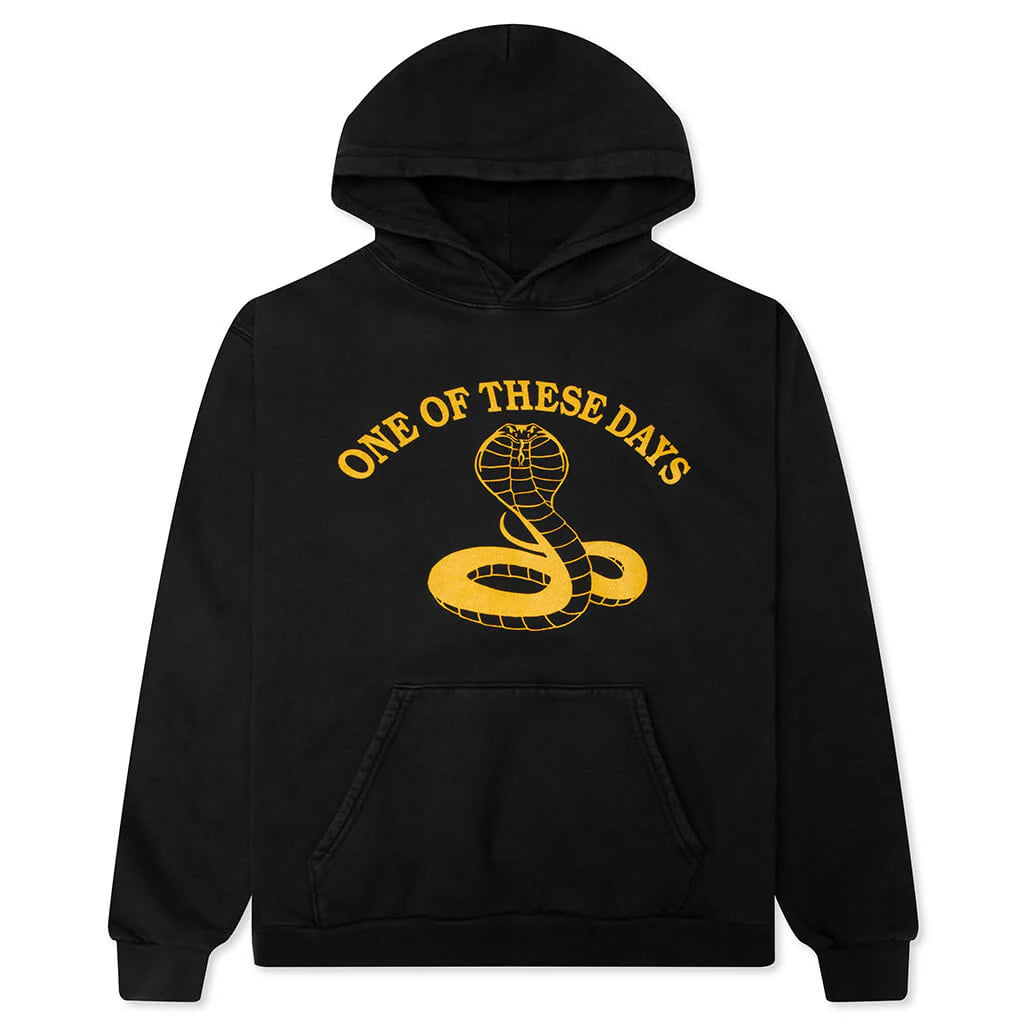 Cobra Pullover Hoodie Washed Black