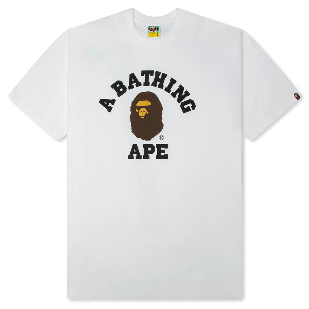 College Tee White