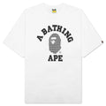STA Houndstooth College Relaxed Fit Tee White