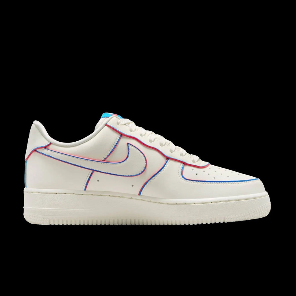 WMNS Nike Air Force 1 07 WNBA 30th Sail Multi Color Action Red