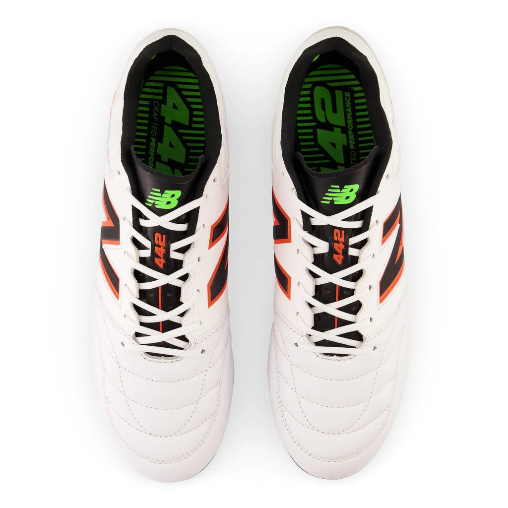 New Balance 442 Pro FG V2 Firm Ground Soccer Cleats White