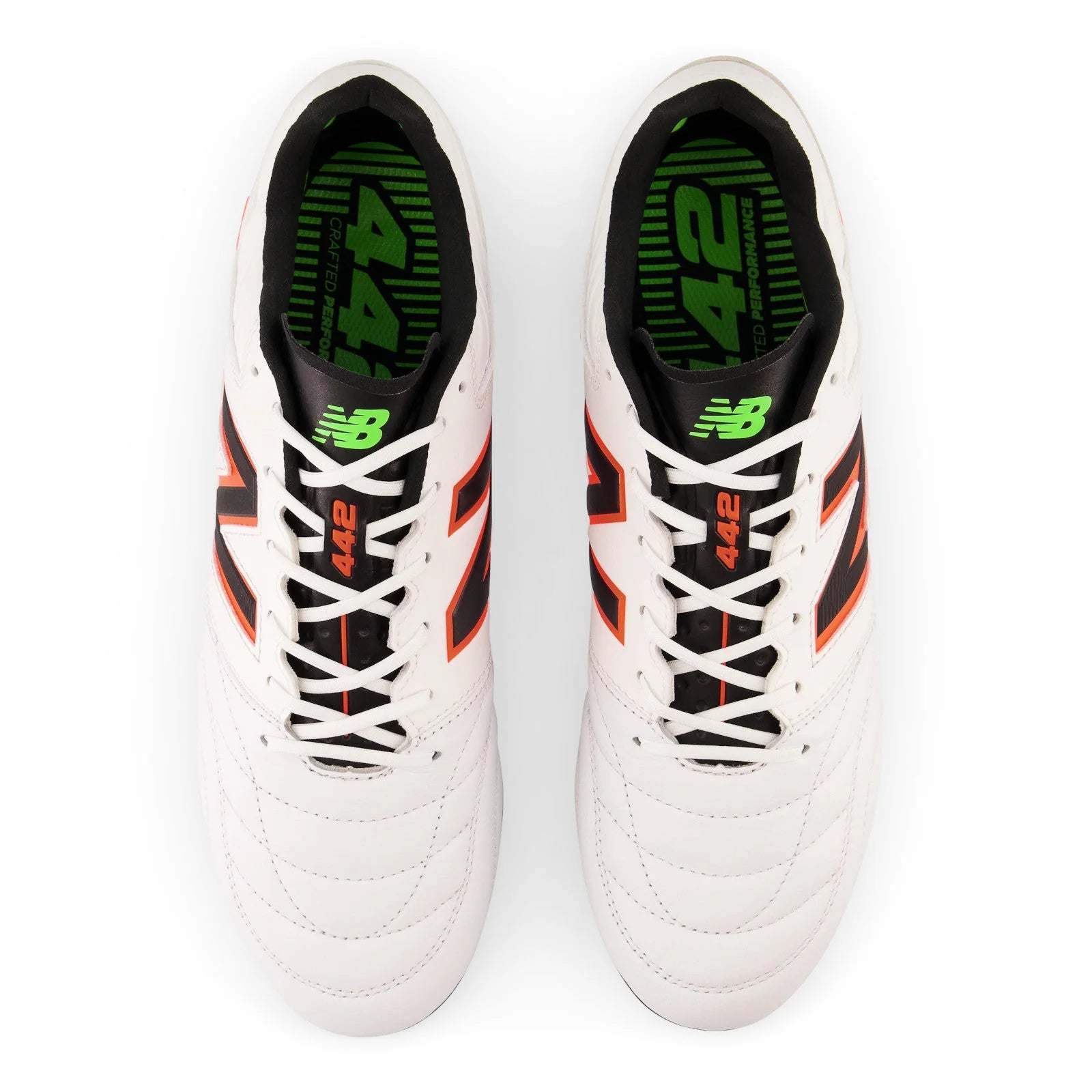New Balance 442 Pro FG V2 Firm Ground Soccer Cleats White