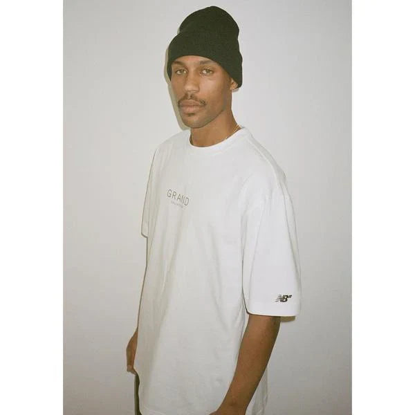 Grand Collection X New Balance Classic Logo Tee White