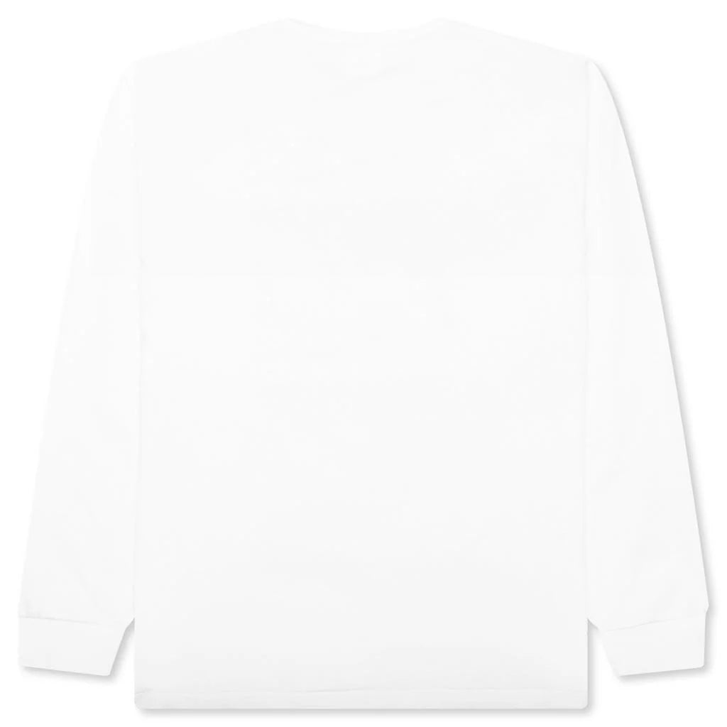 Abc Camo Japanese Letters L S Tee White Pink