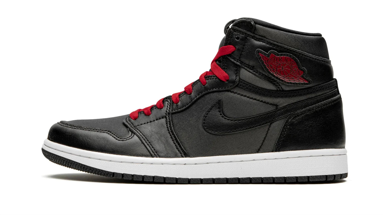 Air Jordan 1 Retro High OG Black Satin Gym Red