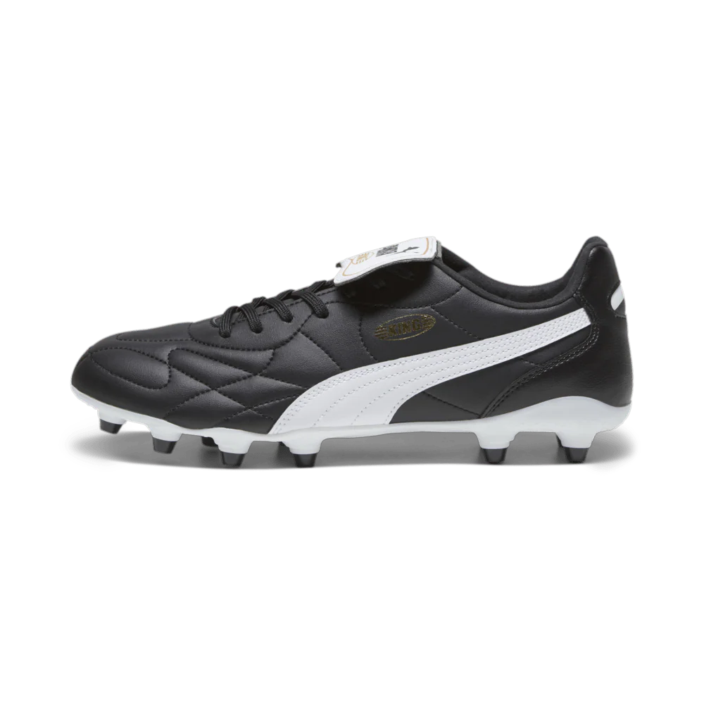 PUMA King Top FG AG Multi Ground Soccer Cleats Black White