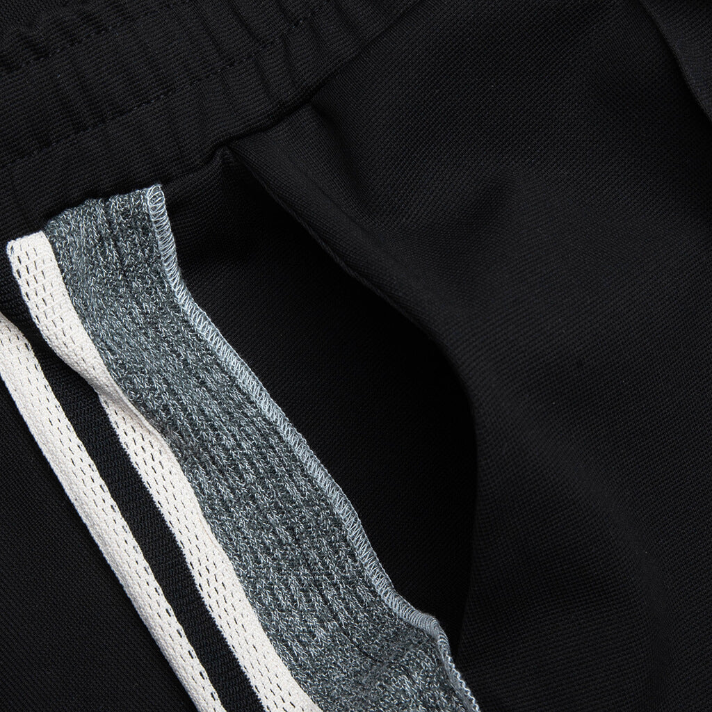 Knit Panel Shorts Black Green