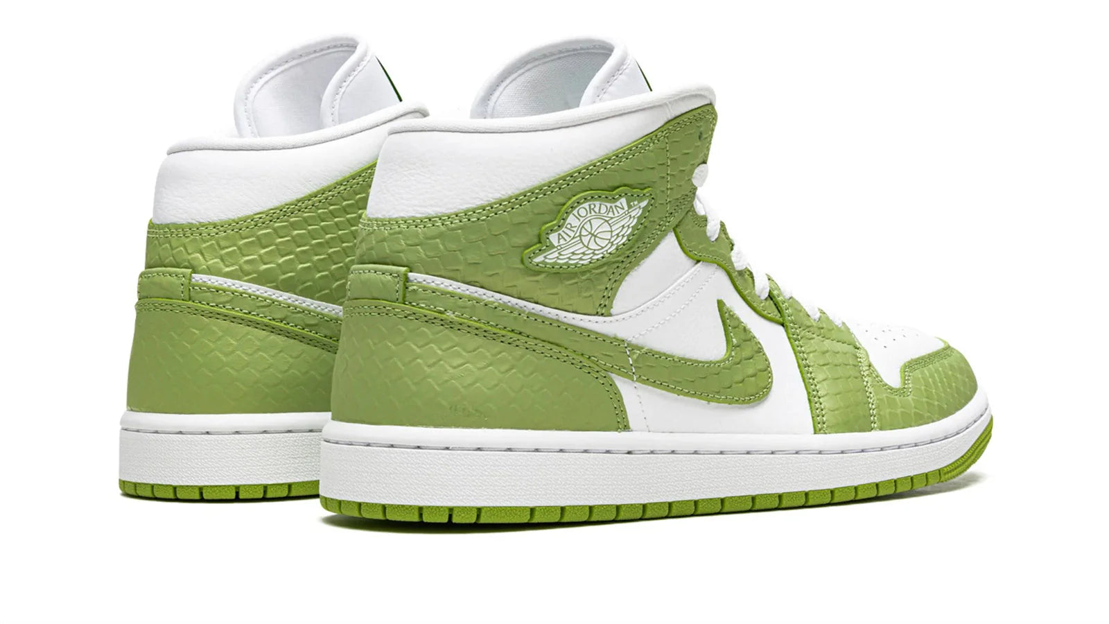 AIR JORDAN 1 MID SE WMNS Green Python