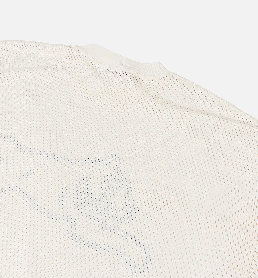 Hike Oversize Running Dog Mesh Mens Jersey White