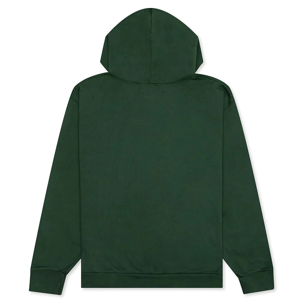 Puffed Hoodie Dark Green