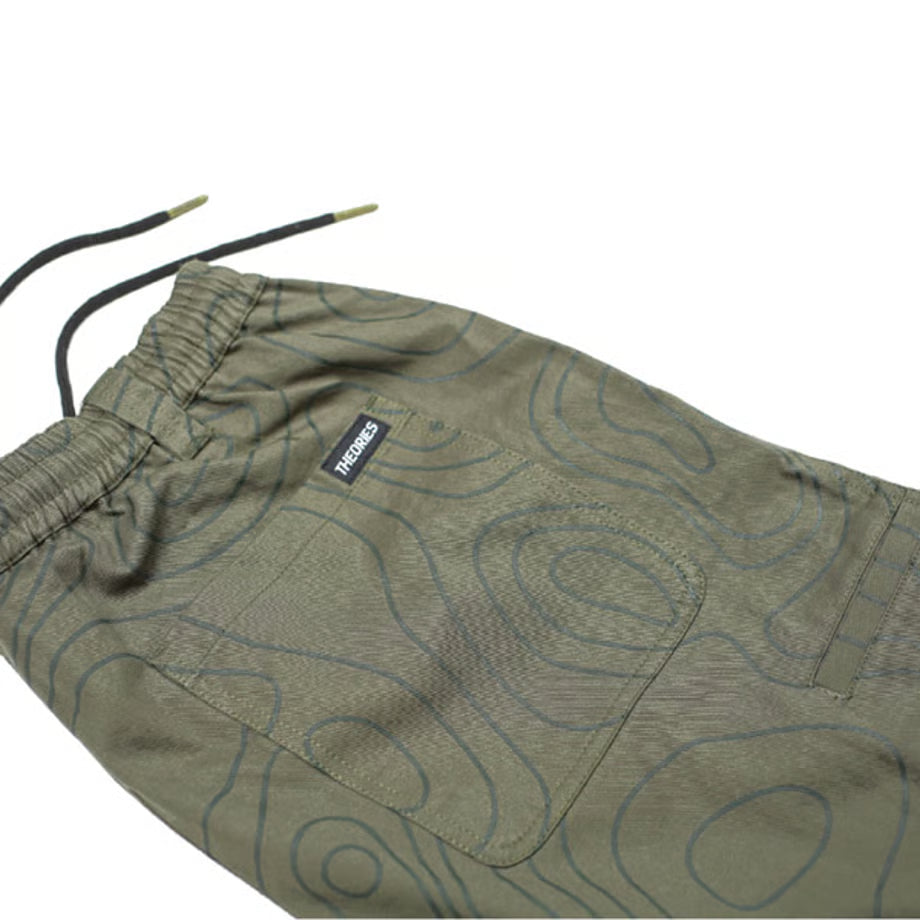 Theories Stamp Lounge Pants Contour Green