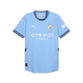 PUMA Mens Manchester City Home Jersey Authentic 24