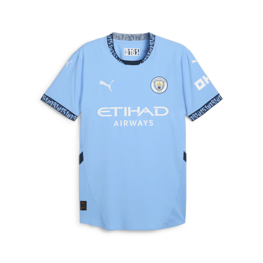 PUMA Mens Manchester City Home Jersey Authentic 24
