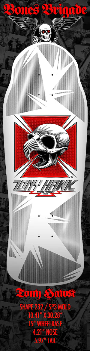 Powell Peralta Bones Brigade Tony Hawk Series 17 Reissue Skateboard Deck