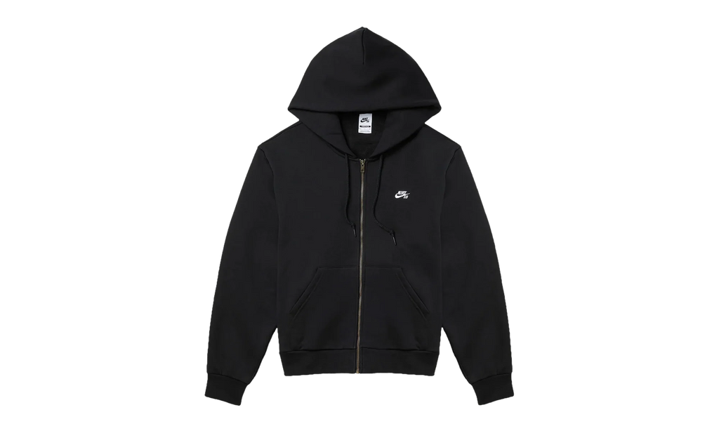SB Full-Zip Fleece Skate Hoodie "Black / White" FZ8796 010