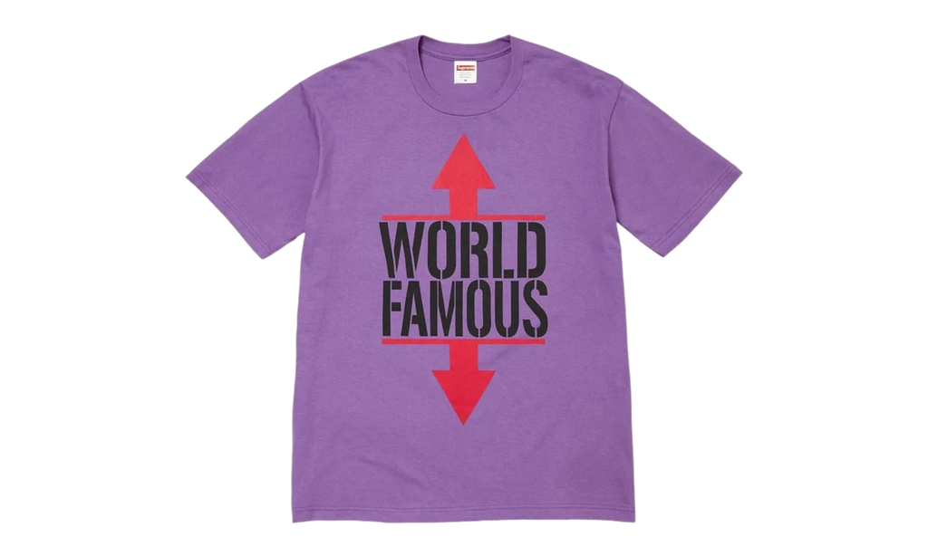 World Famous Tee "SS26 - Purple" SU27450