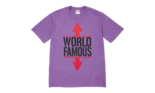 World Famous Tee "SS26 - Purple" SU27450