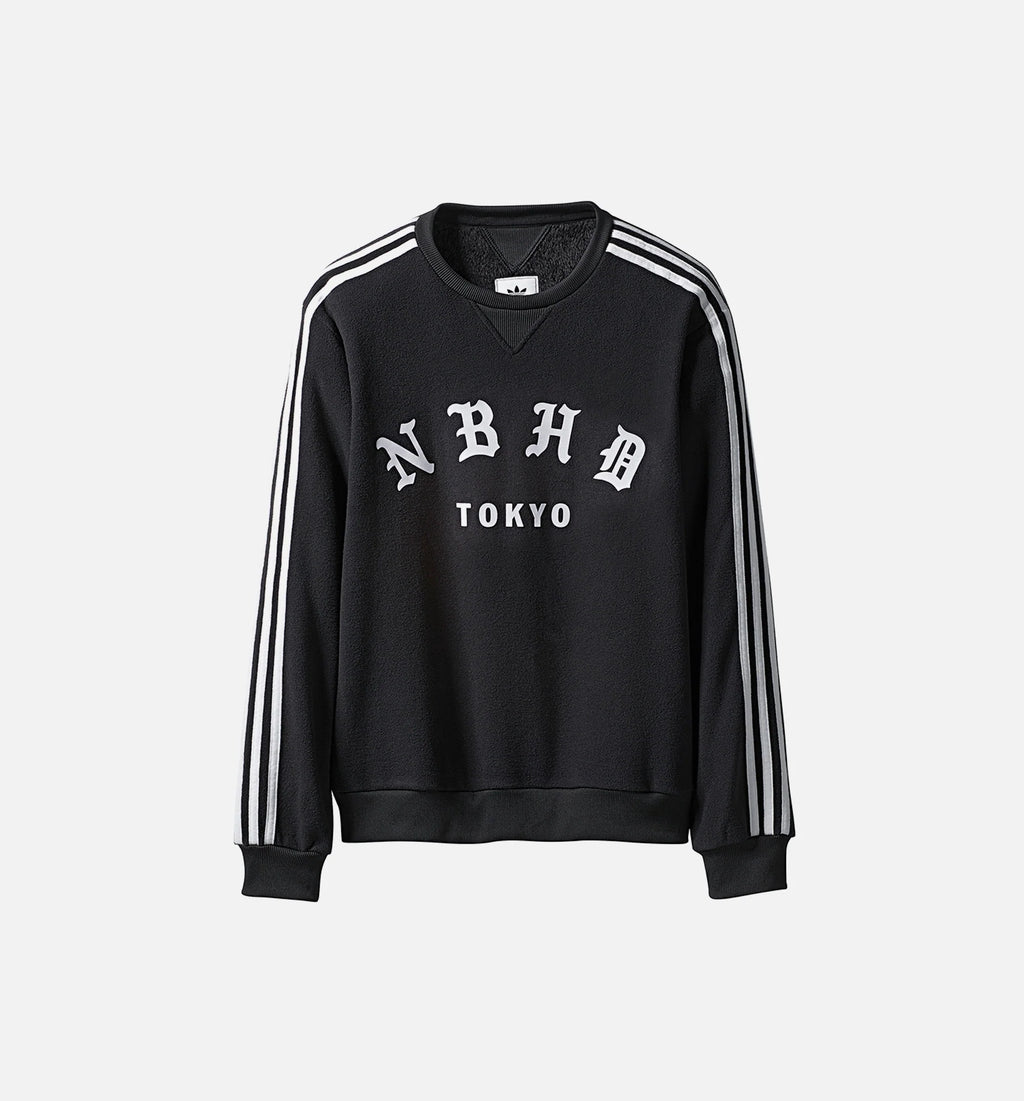 adidas X Neighborhood Collection Mens Crew Sweatshirt Black White