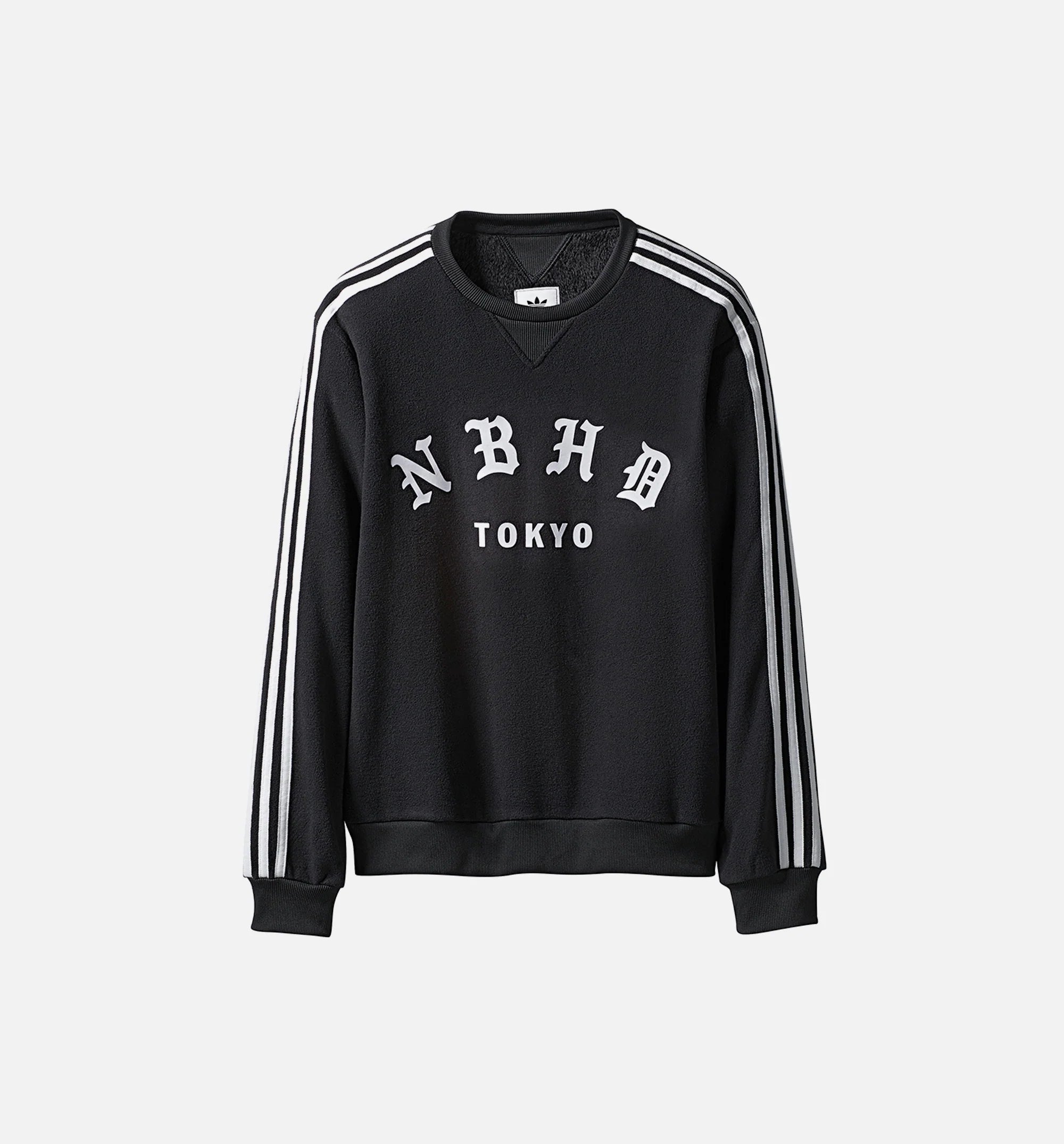 adidas X Neighborhood Collection Mens Crew Sweatshirt Black White