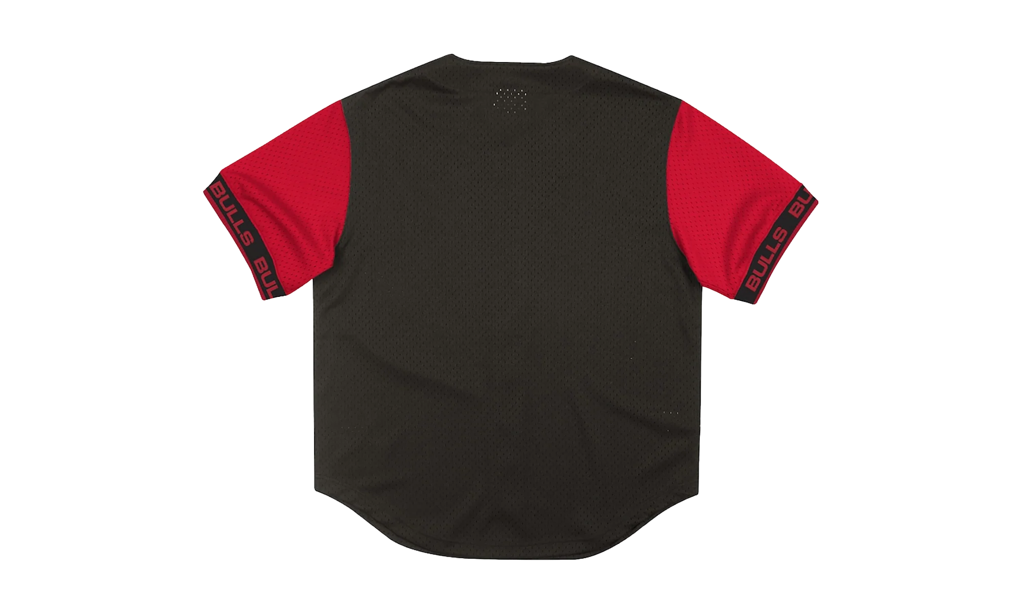 NBA Pure Shooter Mesh Button Front Shirt "Chicago Bulls - Black" MSBFAJ19017 CBUBLCK