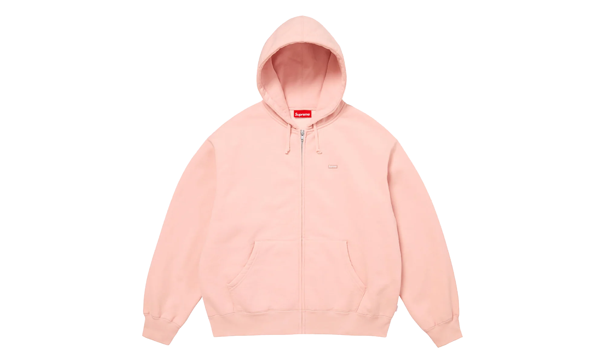 Small Box Zip Up Hooded Sweatshirt "SS26 -Light pink" SU27353