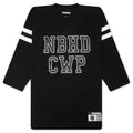 L S Football Shirt Black