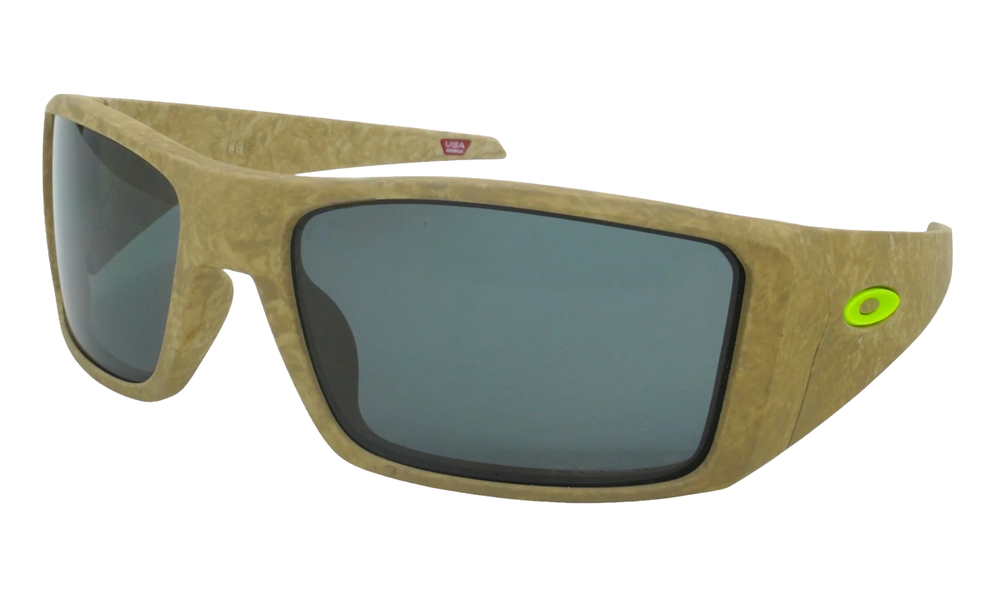 Heliostat Polarized Sunglasses "Matte Stone Desert Tan / PRIZM Grey" OO9231 17
