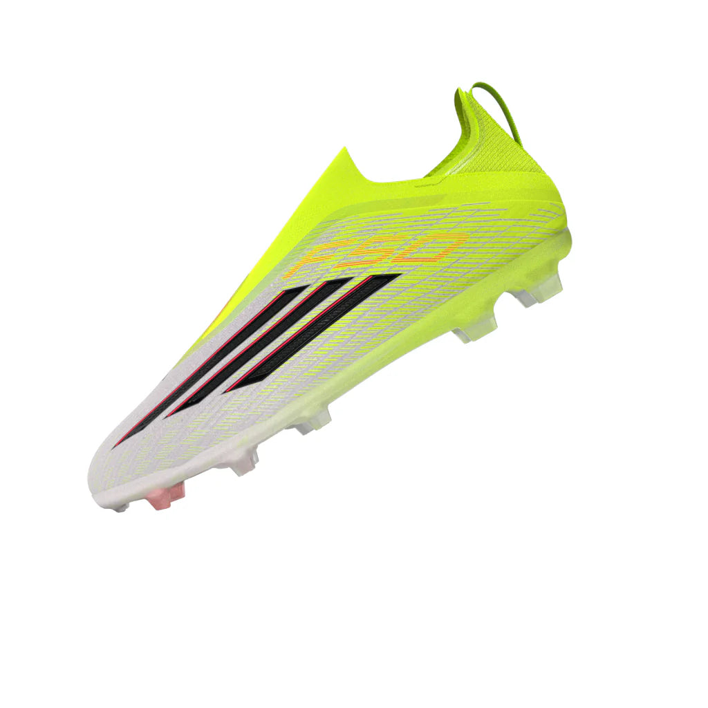 adidas F50 Elite Laceless FG Firm Ground Youth Soccer Cleats Yellow Black Red