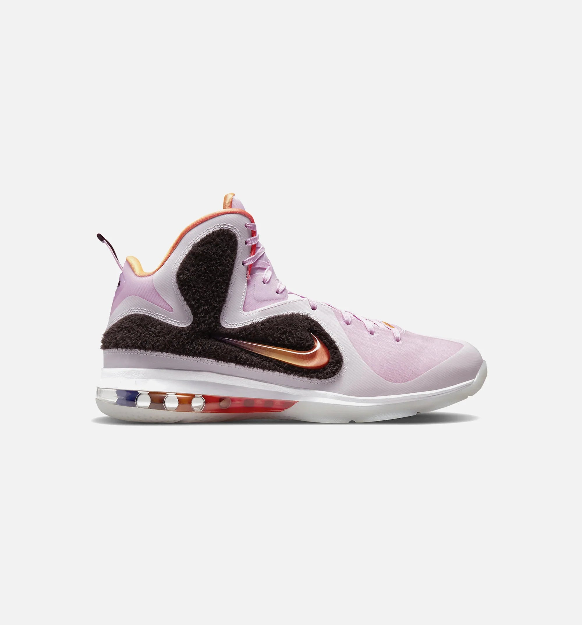 Lebron IX Regal Pink Mens Basketball Shoe Pink Brown