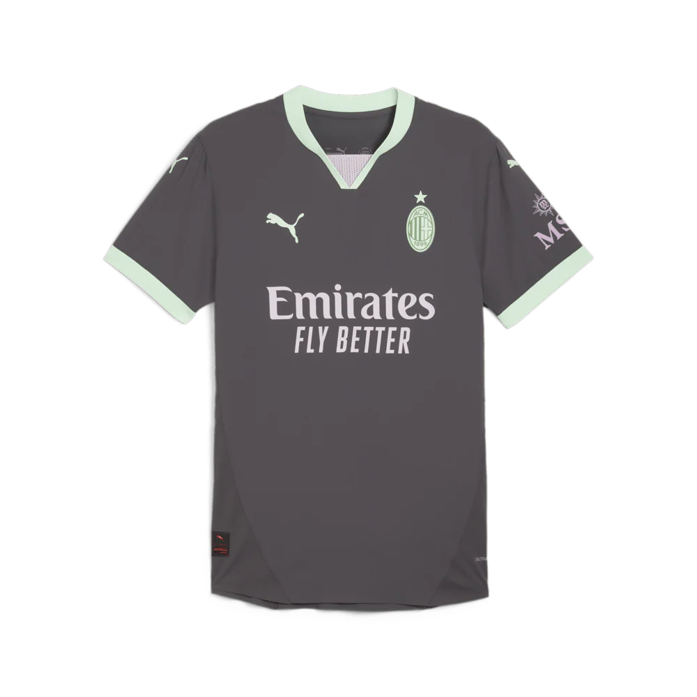 PUMA Mens AC Milan Third Authentic Jersey 24