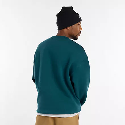 New Balance Numeric Team Crew Sweater Medusa Green