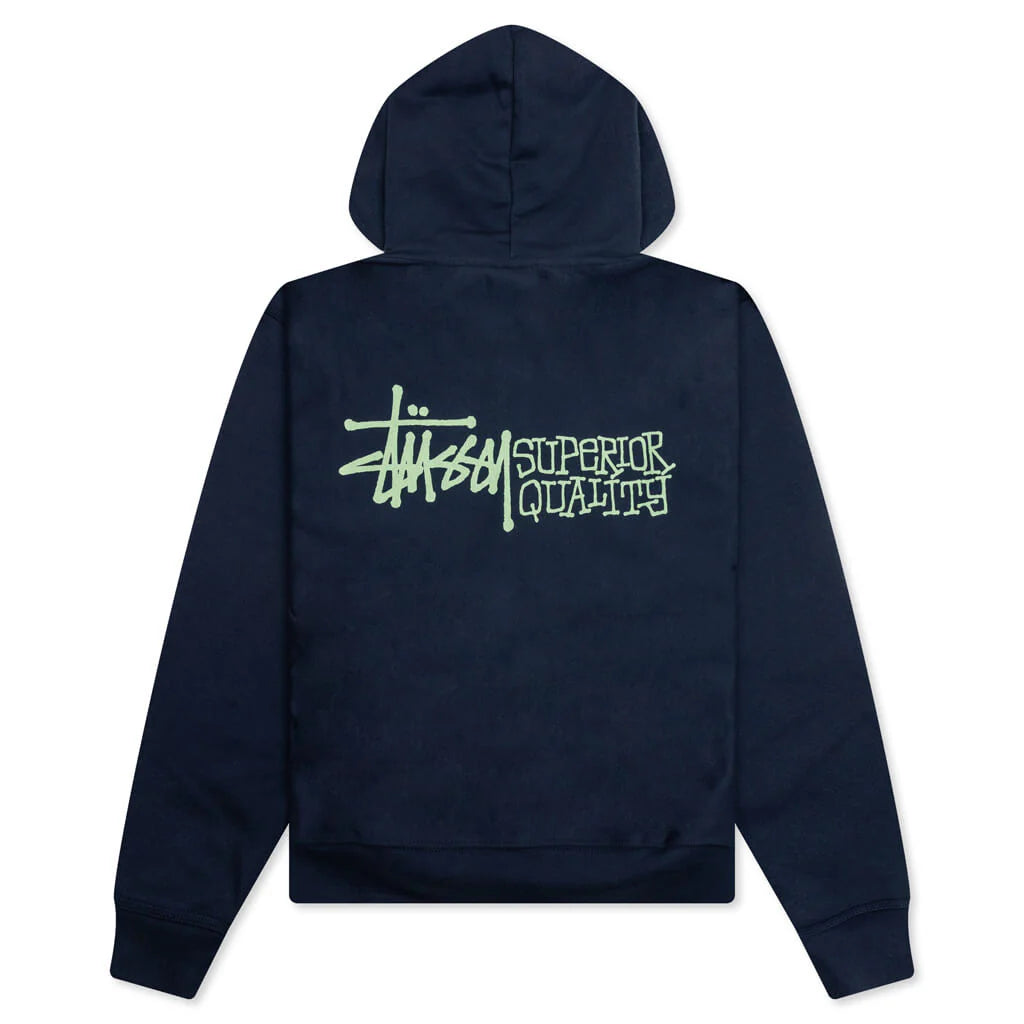Superior Quality Zip Hoodie Navy