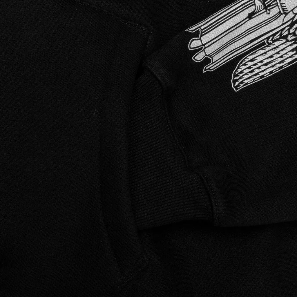 Angel Demon Hoodie Black