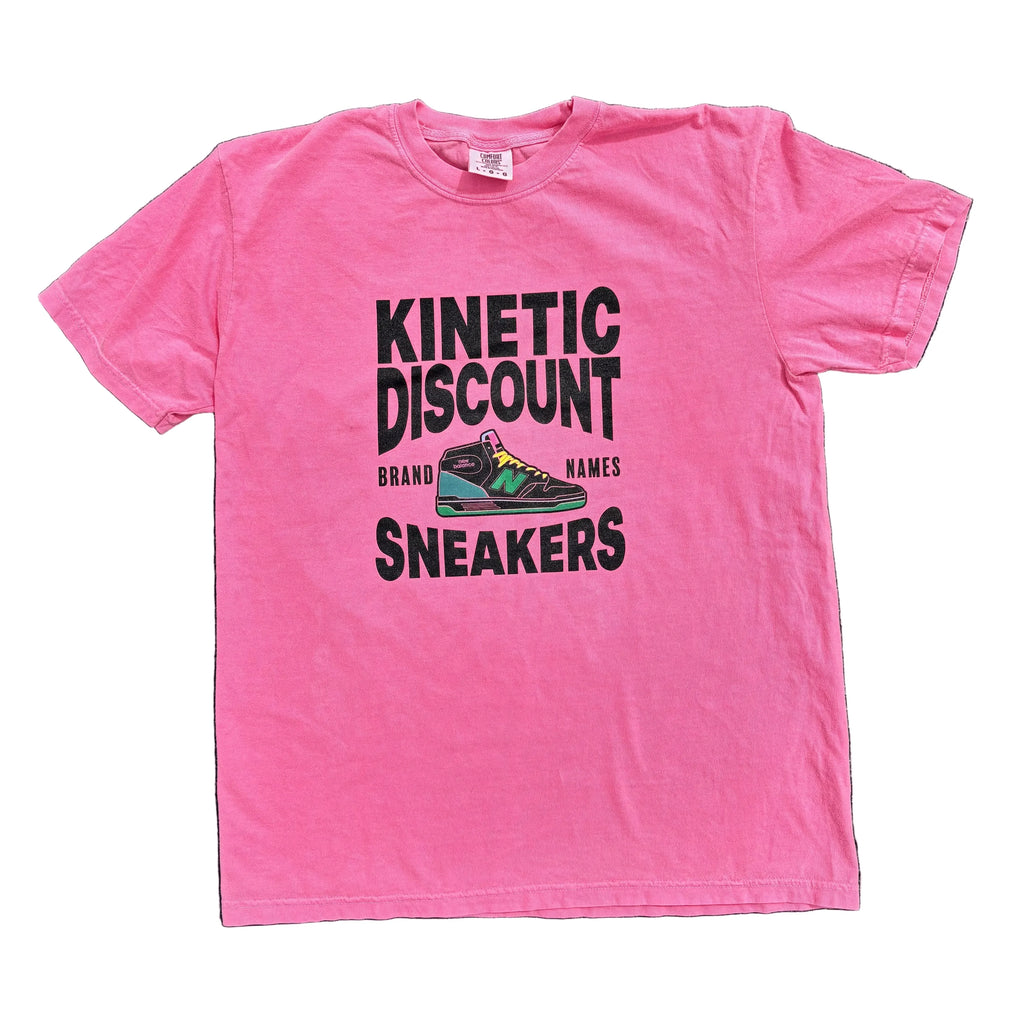Kinetic Discount Sneaks T Shirt Pink