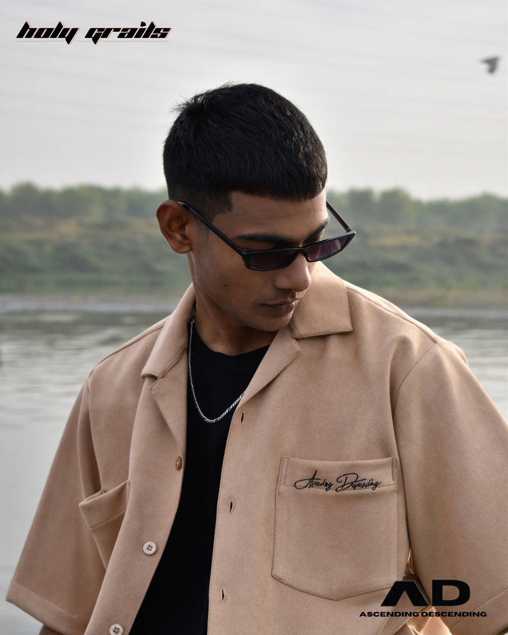 Vintage Suede Mustard Shirt HG x Ascending Descending