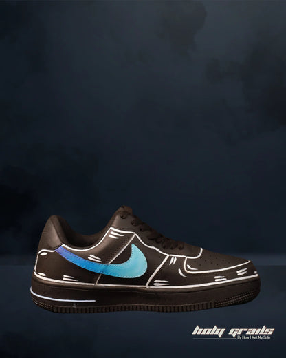 Air Force 1 x Midnight Azure Swoosh