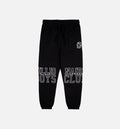 Club BB Academic Print Mens Sweatpants Black White