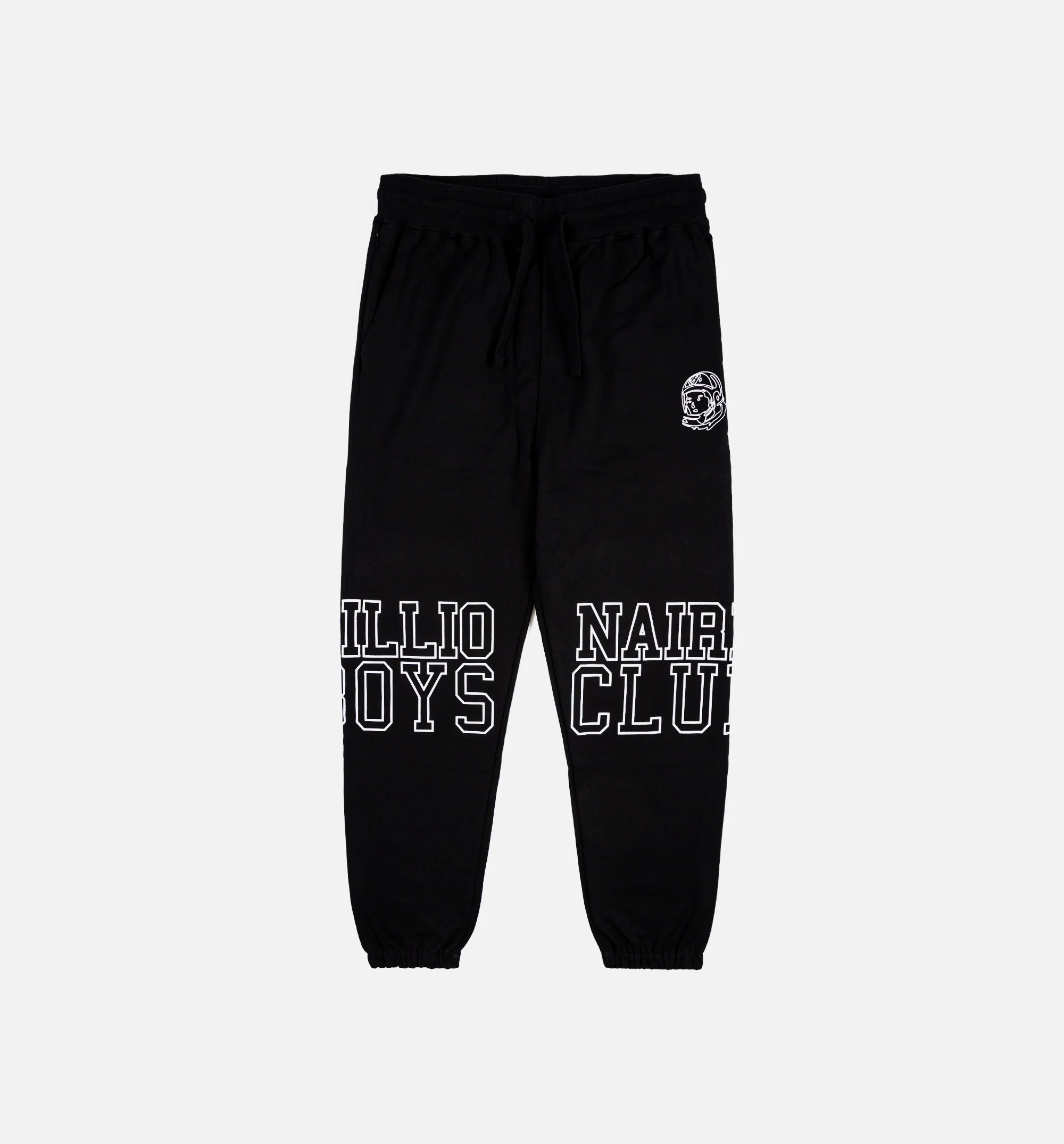 Club BB Academic Print Mens Sweatpants Black White