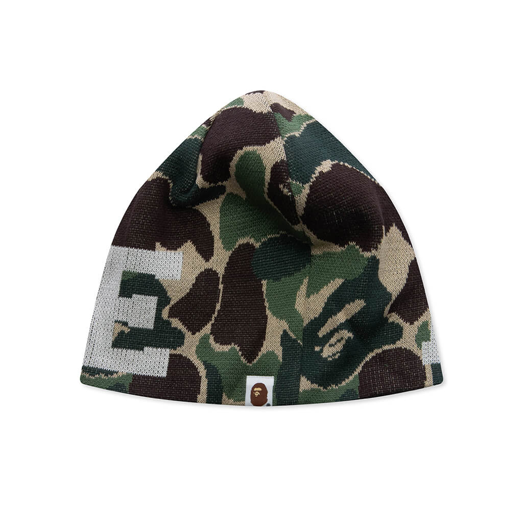 ABC Camo Knit Cap Green